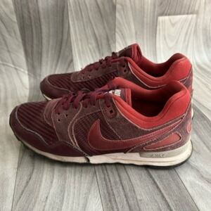 Nike Womens Air Pegasus 89 Running Shoes Red‎ Low Top Lace Up 7.5M